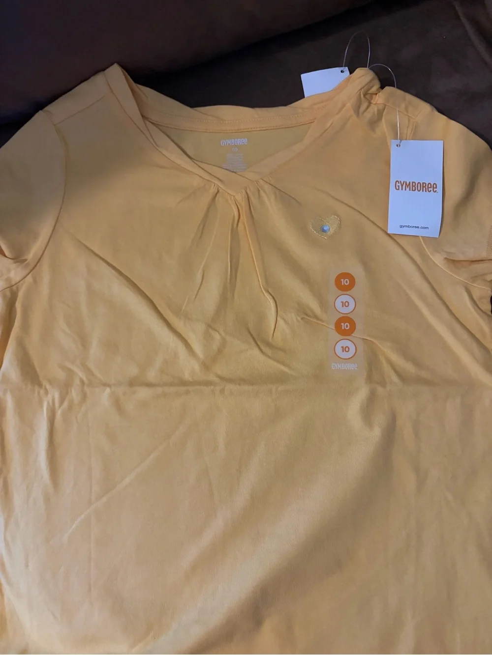 Gymboree NWOT Girls' Yellow Short Sleeve Tee